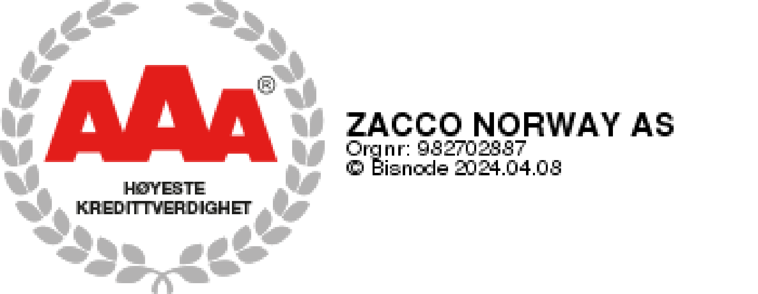 Zacco Norway Dun & Bradstreet credit rating